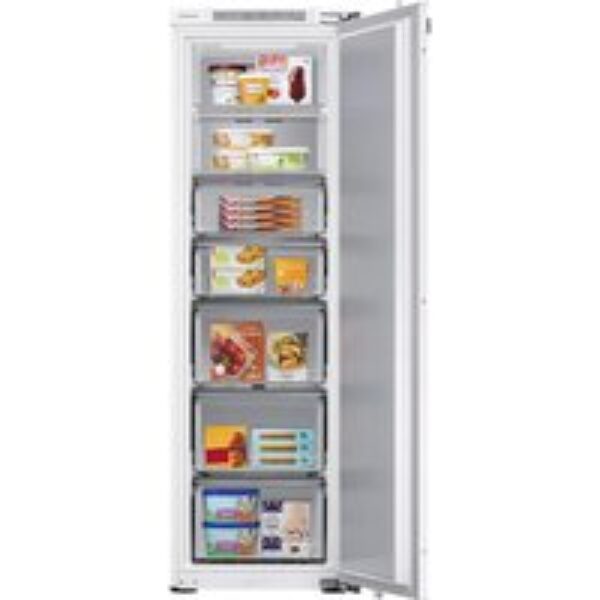 SAMSUNG SpaceMax BRZ22720EWW/EU Integrated Tall Freezer - Fixed Hinge