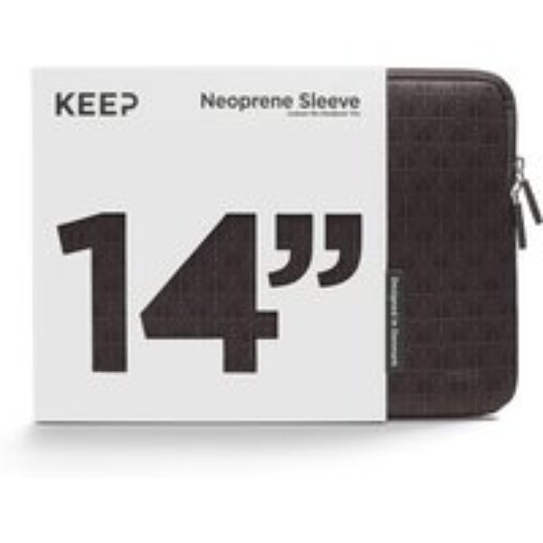 KEEP KE-ALSPARO14-JCM 14" MacBook Pro Sleeve - Brown