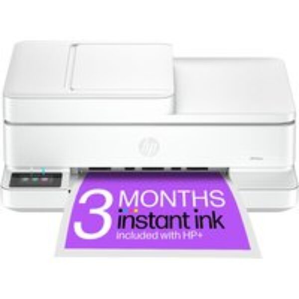 HP Envy 6530e All-in-One Inkjet Wireless Printer with Fax & 3 Months Instant Ink with HP