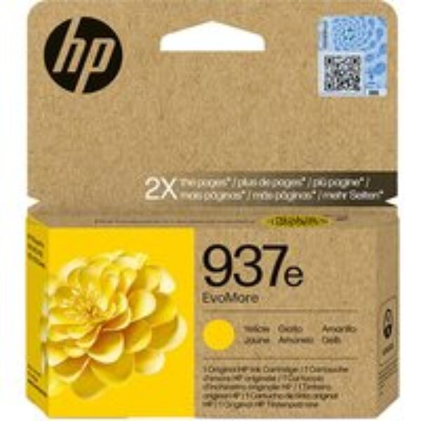 HP 937e EvoMore Yellow Ink Cartridge