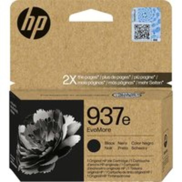 HP 937e EvoMore Black Ink Cartridge