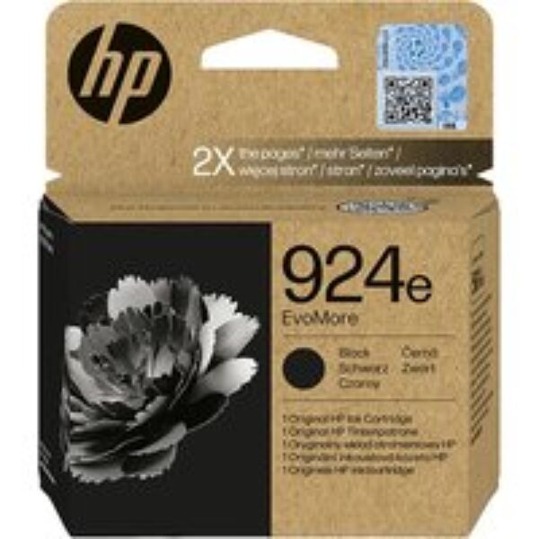 HP 924e EvoMore Black Ink Cartridge