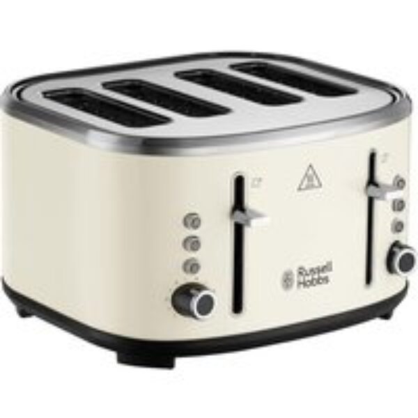 RUSSELL HOBBS Stylevia 26291 4-Slice Toaster - Cream