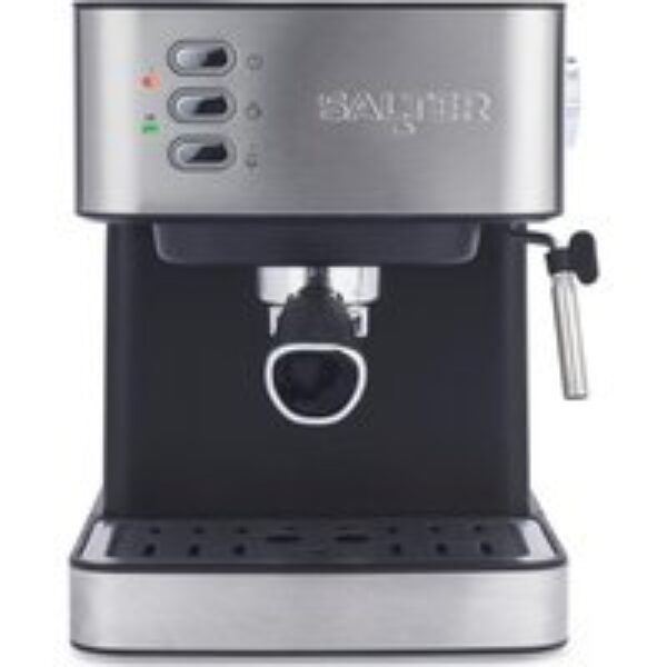 SALTER EK6137 Coffee Machine - Black & Silver