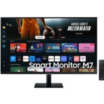 32" SAMSUNG M7 LS32DM700UUXXU  Smart 4K Ultra HD HDR LED Display (No Aerial)