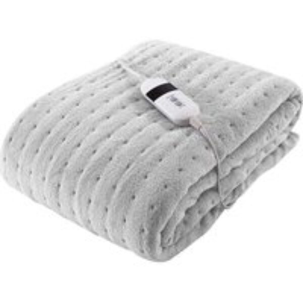 SILENTNIGHT Comfort Control Heated Throw - Grey