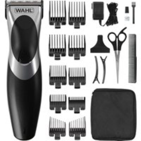 WAHL Clip 'N Rinse Cordless Hair Clipper Kit- Black