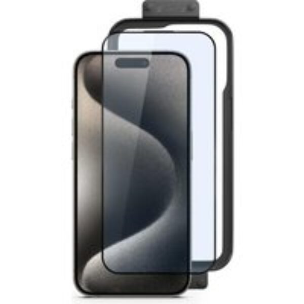 EPICO Resolve iPhone 15 Pro Screen Protector - Transparent