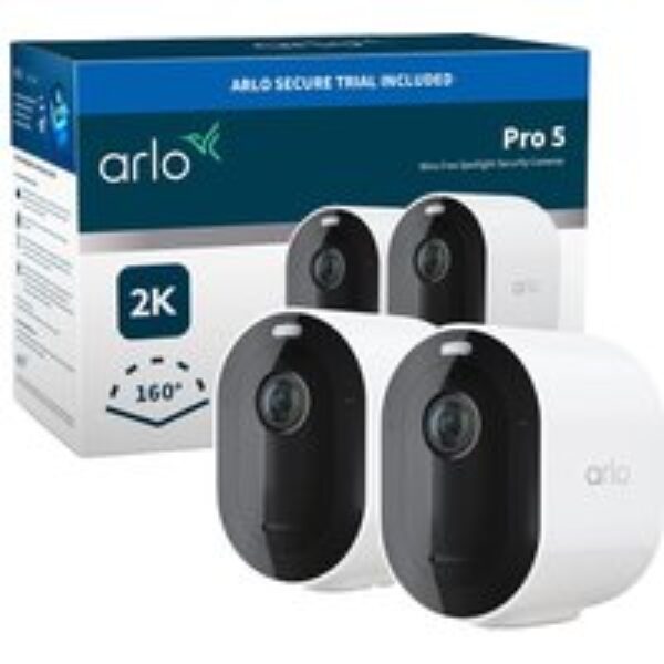 ARLO Pro 5 2K 1520p WiFi Security Camera System - 2 Cameras