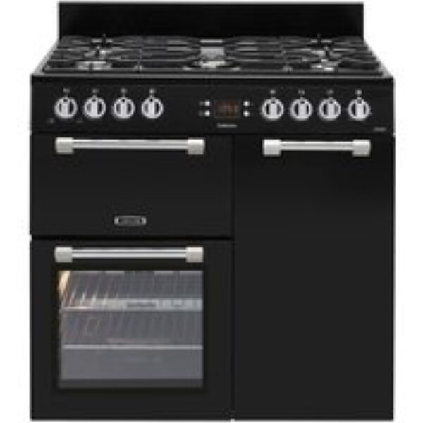 LEISURE Cookmaster CK90G232K 90 Dual Fuel Range Cooker - Black