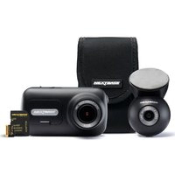 NEXTBASE 322GW Full HD Dash Cam with Rear Window Dash Cam & Go Pack Bundle