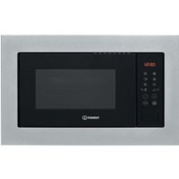 INDESIT Push&Go MWI 125 GX UK Built-in Microwave with Grill - Stainless Steel