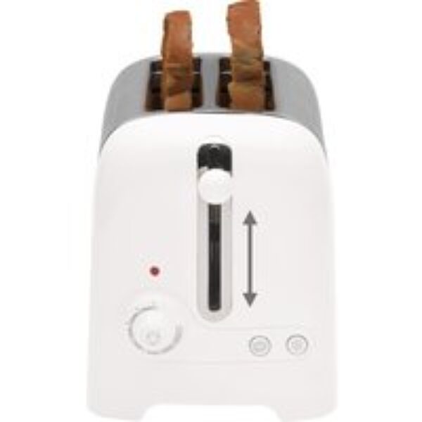 DUALIT Lite 26203 2-Slice Toaster - Gloss White