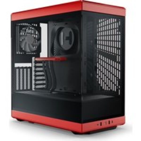 HYTE Y40 ATX Mid-Tower PC Case - Red