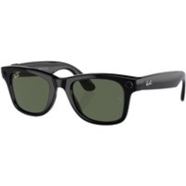 RAY-BAN Meta Wayfarer (Standard) Smart Glasses - Shiny Black