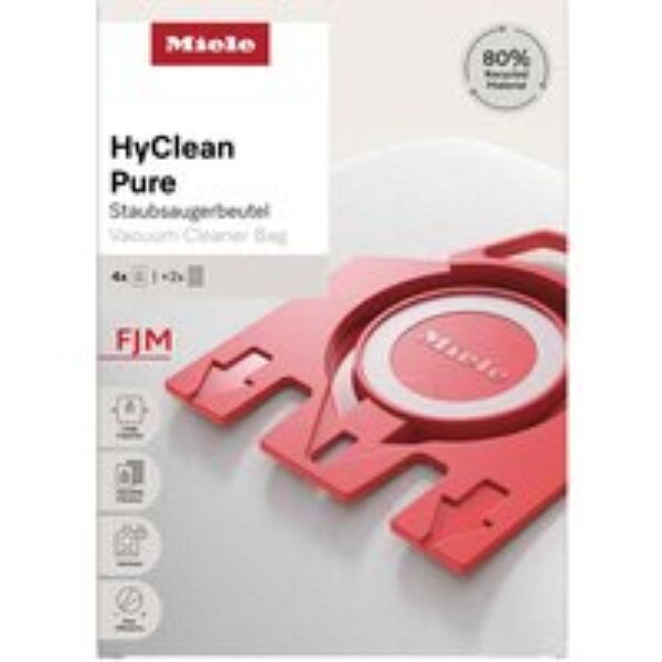 MIELE HyClean Pure FJM Vacuum Cleaner Bags - Pack of 4