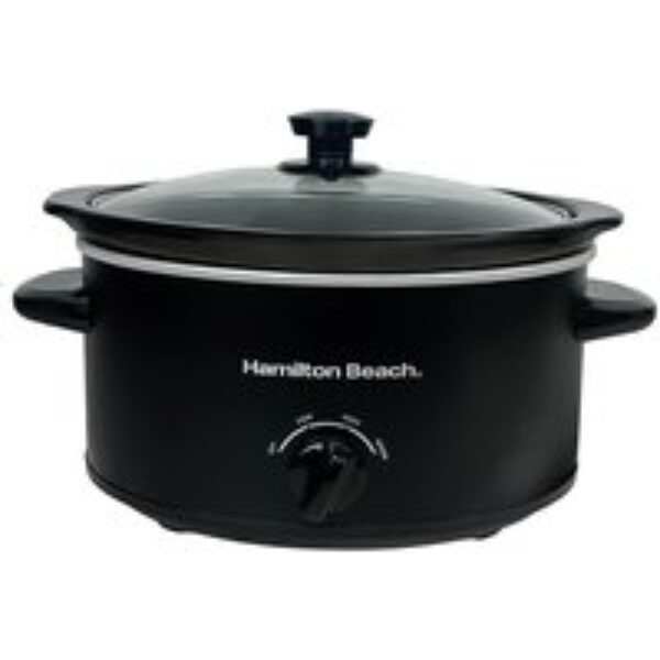 HAMILTON BEACH The Comfort Cook Slow Cooker - Black