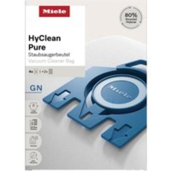 MIELE HyClean Pure GN Vacuum Cleaner Bags - Pack of 4