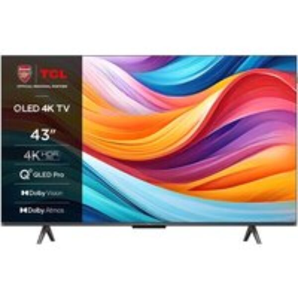 TCL 43C655K  Smart 4K Ultra HD HDR QLED TV with Google Assistant & Amazon Alexa