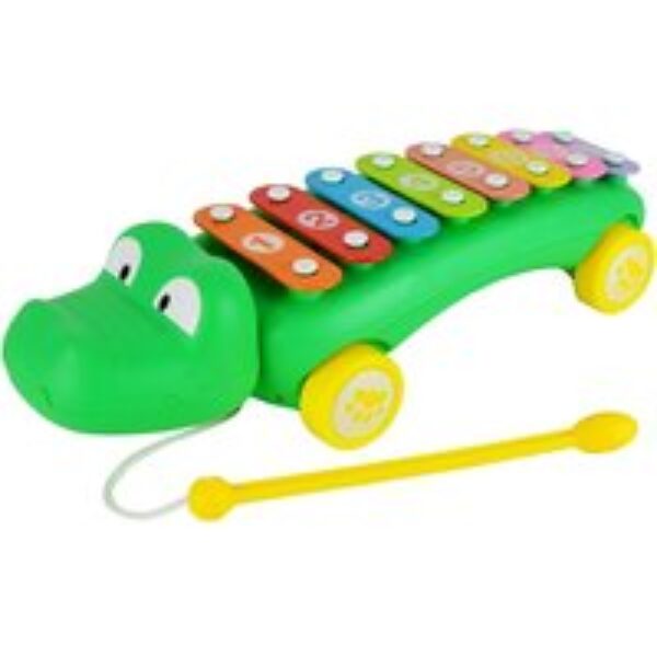 LITTLE STAR LS1001 Crocodile Pull Along Xylophone