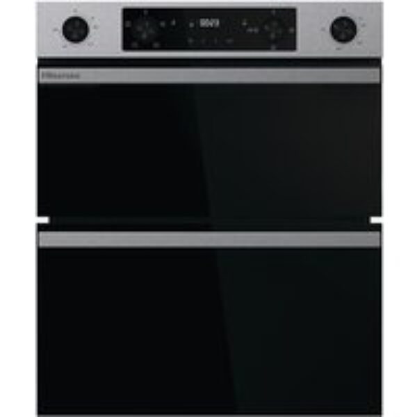 HISENSE Hi6 BUD714221AX Electric Built-under Double Oven - Stainless Steel