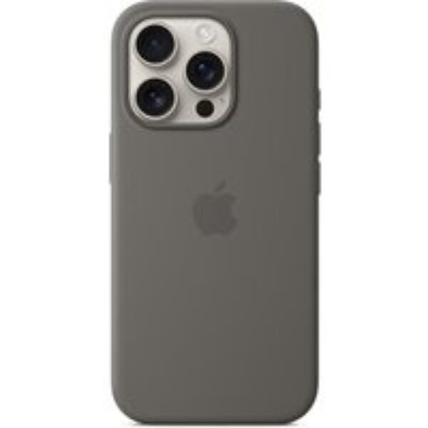 APPLE iPhone 16 Pro Silicone Case with MagSafe - Stone Grey