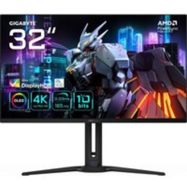 GIGABYTE AORUS FO32U 4K Ultra HD 31.5" QD-OLED Gaming Monitor - Black