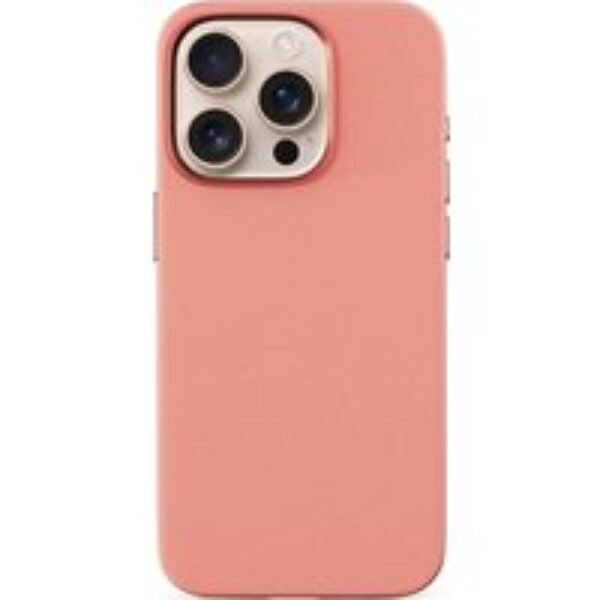 EPICO Mag Magnetic iPhone 16 Pro Max Silicone Case - Peach Pink