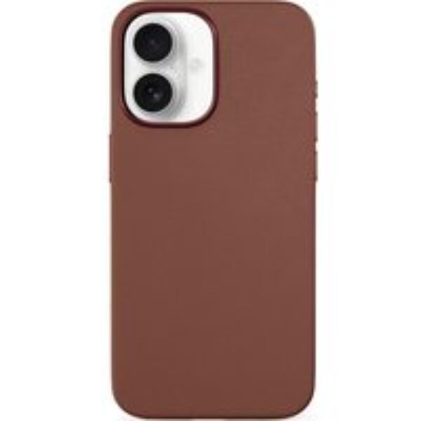 EPICO Mag Magnetic iPhone 16 Genuine Leather Case - Brown