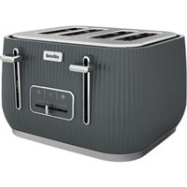 BREVILLE Linear VTR032 4 Slice Toaster - Grey & Chrome