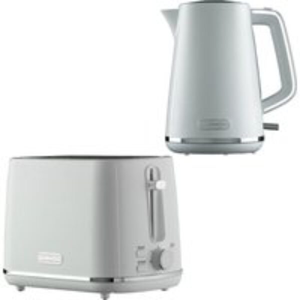 DAEWOO Stirling SDA2681GE Jug Kettle and 2-Slice Toaster Bundle - White