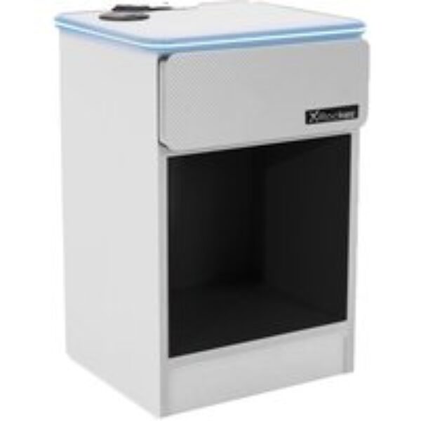 X ROCKER Carbon-Tek RGB Bedside Table - White