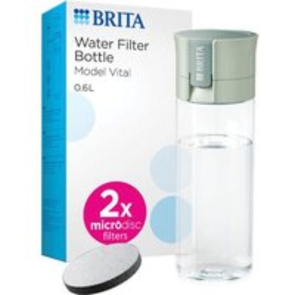 BRITA Model Vital Water Filter Bottle - Light Green