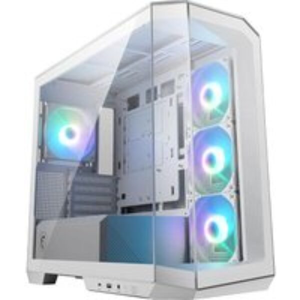 MSI MAG PANO M100R PZ MicroATX Mid-Tower PC Case - White