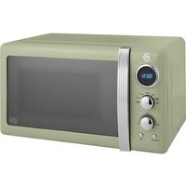 SWAN Retro SM22030LGN Solo Microwave - Green