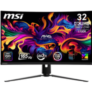 MSI MAG 321CUP QD-OLED 32 QD-OLED 4K UHD 165Hz 0.03ms Curved Gaming Monitor