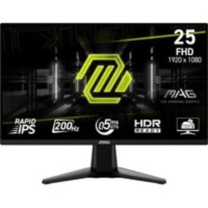 MSI MAG 255F E20 24 IPS Full HD 200Hz 0.5ms Gaming Monitor