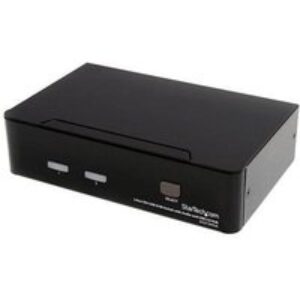 2 Port DVI USB KVM Switch with Audio and USB 2.0 Hub