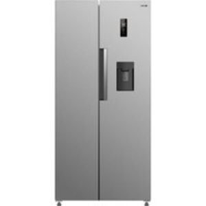 HYE 444 Litre American Fridge Freezer - Total No Frost - Water Dispenser - Silver - RF01AMWD460S03