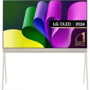 LG Objet Collection Posé 55LX1T6LA 55" Smart 4K Ultra HD HDR OLED TV with Google Assistant & Amazon Alexa - Beige