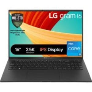 LG gram 16Z90RU-G.AP52A1 - 16" - Intel Core i5 - i5-1334U - Evo - 16 GB RAM - 256 GB SSD - UK